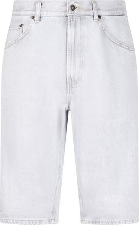 Dondup Knee-Length Denim Bermuda Shorts with Classic Five-Pocket Design