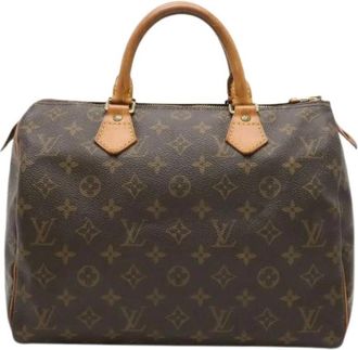 Louis Vuitton Pre-owned Monogram Speedy 30 Handtas - Dames - Vintage Handtas - Bruin - ONE Size - Vintage