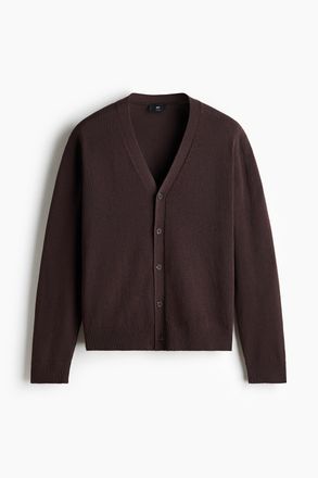 H&M Cardigan in Relaxed Fit - Dunkelbraun