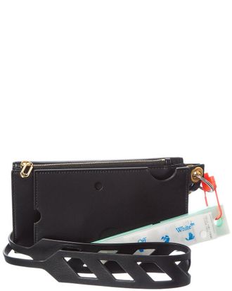 Off-white Neck Leather Continental Wallet