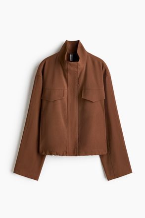 H&M Jacke mit Trichterkragen - Beige