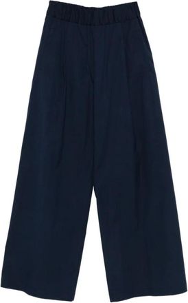 Semicouture Wijde Broeken - Dames - Wijde Broeken - Blauw - S - Broeken