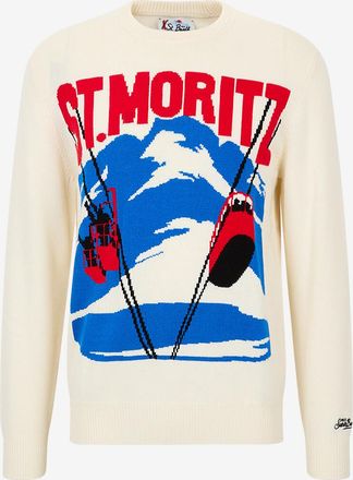 MC2 Saint Barth Rundhalspullover aus Strickstoff St Moritz