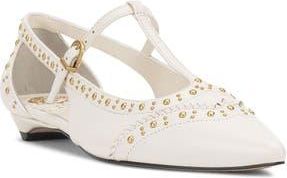 Vince Camuto Valkie Pointed Toe Flat in Coconut Crea Ecoshe at Nordstrom Rack, Size 9.5