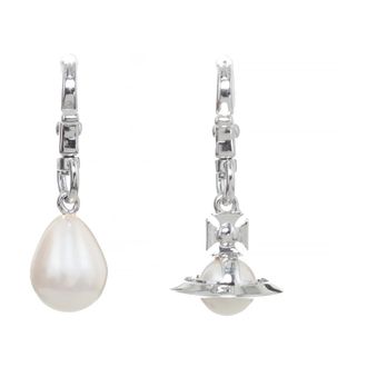 Vivienne Westwood Claude Small Earrings - Accessories - Mujer - Gris - ONE SIZE