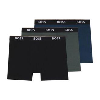 HUGO BOSS Ondergoed, Heren, Veelkleurig, XL, Katoen, Tripack boxer coton stretch