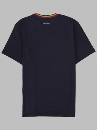 Paul Smith Striped Collar T-Shirt - Blue