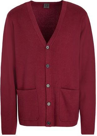 8 by YOOX ORGANIC COTTON-CACHEMERE BLEND KNITWEAR RELAXED CARDIGAN