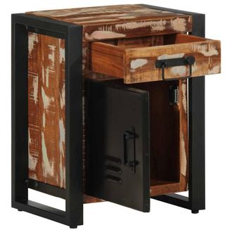 Berkfield Home Beautiful Bedside Cabinets 2 pcs Multicolour Solid Rough Wood Mango