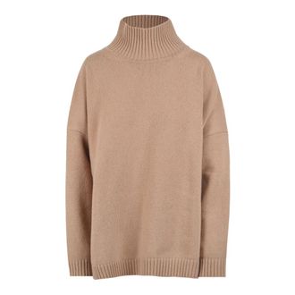 Max Mara Maglia dolcevita in lana - Dames - Coltruien - Bruin - XS - Wol - Truien & Vesten