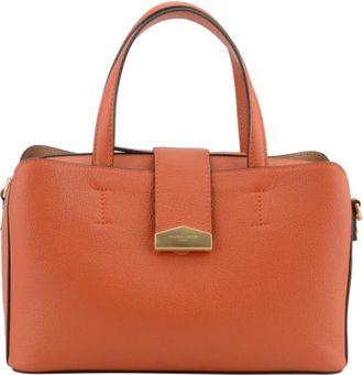 Pourchet Cavalcade Handtas - Dames - Handtassen - Oranje - ONE Size - Leer - Tassen