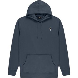 Dalix Astronaut Midweight Fleece Classic Hooded Sweatshirt in Petrol Blue at Nordstrom, Size Xx-Large
