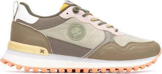 Xti Womens 144156 Round Toe Sneakers In Kakhi