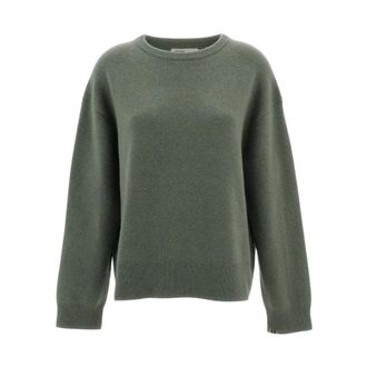 Extreme Cashmere N&deg;431 Mike Trui - Dames - Truien - Groen - Maat: ONE Size Nylon