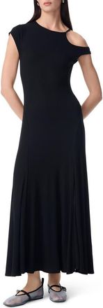 Robert Rodriguez Clarice Cutout Shoulder Maxi Dress in Black at Nordstrom Rack, Size X-Small