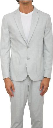 Antony Morato Grijs Pak Jas - Heren - Blazers - Grijs - M - Polyester - Jassen