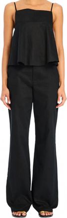 SER.O.YA Leann Linen Pant In Black