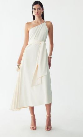 Willa Gloss Midi Dress in Off White at Nordstrom, Size 10