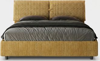Itamoby Cama Doble En Tejido Container 160x190 Mados Giada Aragona - Amarillo