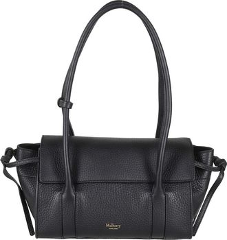 Mulberry Tassen, Dames, Zwart, ONE Size, Leer, Mini Soft Bayswater Bag