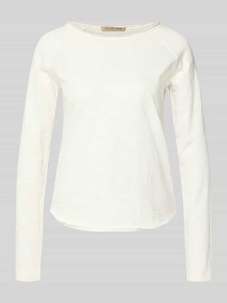 Smith & Soul Longsleeve mit Rundhalsausschnitt und Rollsaum in Offwhite, Gr&ouml;&szlig;e XXL