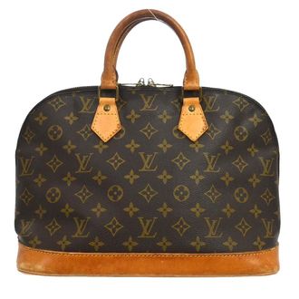 Louis Vuitton Alma Monogram Canvas Brown Canvas Handbag (Pre-Owned)