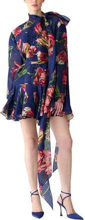 Carolina Herrera Silk Mini Dress
