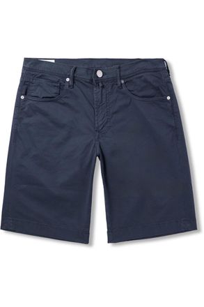 Slowear Division Straight-Leg Cotton-Blend Shorts