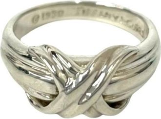 Tiffany & Co. Silver Silver 925 Band Ring (Pre-Owned)