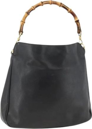 Gucci Pre-owned Handbags, female, Black, Size: ONE SIZE Pre-owned Vintage Hand Bag
