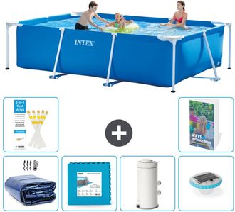 Intex Piscina Con Estructura Rectangular - 300x200x75 Cm - 7-piezas S152