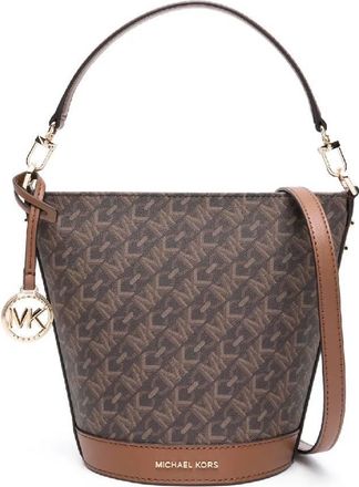 Michael Kors Townsend Signature Logo Jacquard Crossbody Bag