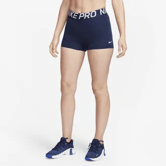 Nike Womens Nike Pro 3 Shorts in Blue | AO9977-451