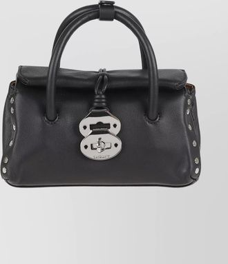 Zanellato structured shoulder bag metal hardware