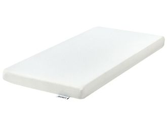 Beliani Colch&oacute;n de tejido blanco 60x120