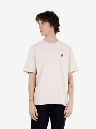Maison Kitsun&eacute; Fox head comfort t-shirt lilac powder