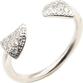 Tasaki Diamond Ring K18WG White Gold