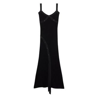 GCDS Gcds, Dames, Jurken, Zwart, Maat: XS