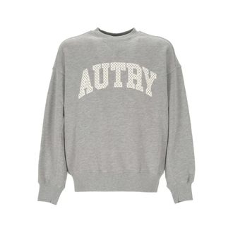 Autry Sweatshirts, female, Gray, Size: XS Crewneck Sweatshirt