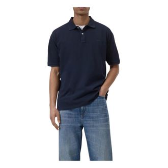 Closed Closed, Polo Shirts, male, Blue, Size: XL Polo Shirt