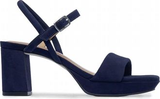 Bernardo Womens Canto Platform Sandal In Navy