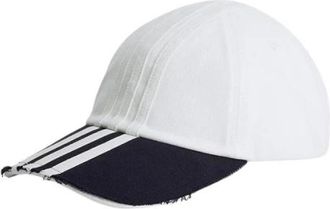 Yohji Yamamoto Pre-owned Y-3 Stripes Cap - Heren - Vintage Accessoires - Wit - ONE Size - Katoen - Vintage