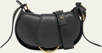 Chloé Ride Small Flap Crossbody Bag in Calfskin
