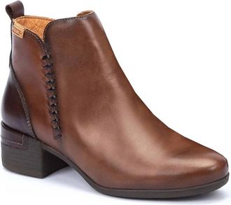 Pikolinos Womens Malaga Leather Bootie In Topo