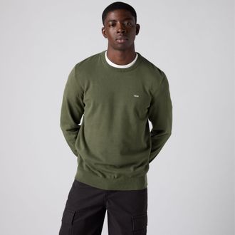 Levi's Lightweight Housemark Sweater - Mens - 2XL - Green