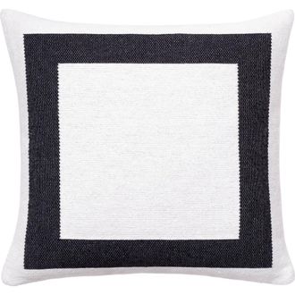 Brooks Brothers Tuxedo Border Throw Pillow in White at Nordstrom Rack