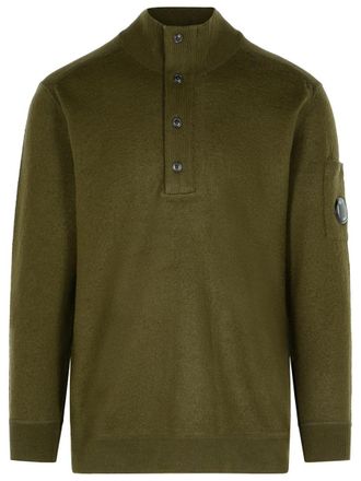 C.P. Company C. P. Company Grs Green Wool Blend Sweater