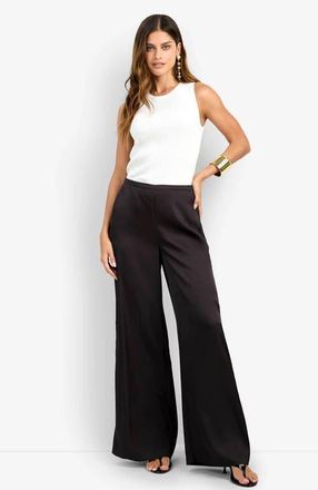 Trina Turk Tavia Pant in Black at Nordstrom, Size 12