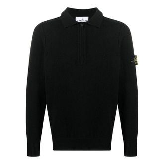 Stone Island Patch Sweater Black 7815529D3-V0029