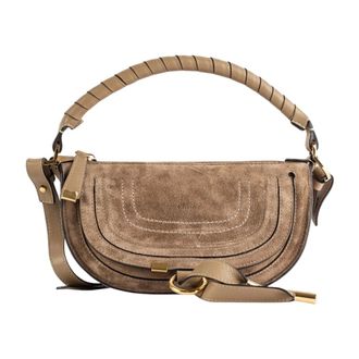 Chlo&eacute; Handbags, female, Brown, Size: ONE SIZE Marcie Mini Shoulder Bag